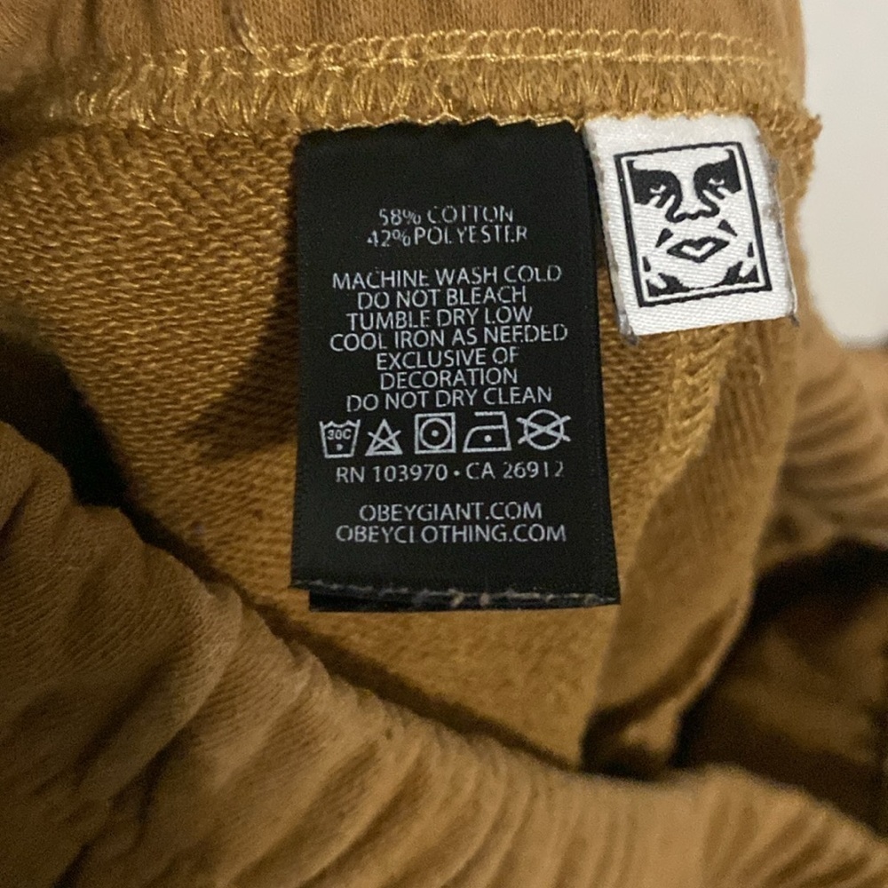 OBEY Bubble Sweatshorts Size M - Picture 6 of 10